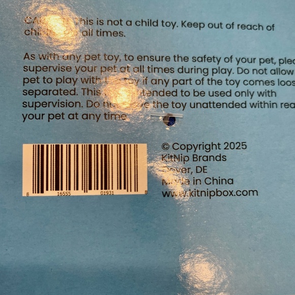 KitNip Kitty Cat Interactive Wand Catnip Filled Plush Bell Ring New Lot of 3 Toy - Picture 4 of 11